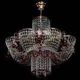 Люстра Камея №6 подвесная красная в Саратове