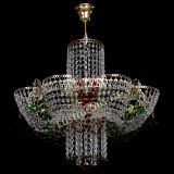 Люстра Камея №6 подвесная красно-зеленая в Саратове