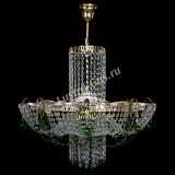 Люстра Камея №6 подвесная зеленая в Саратове