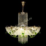 Люстра Камея №6 подвесная зеленая в Саратове