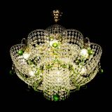 Люстра Камея №6 подвесная зеленая в Саратове