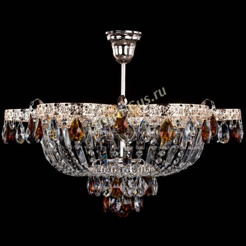 Люстра Камея Флора №5 с подвесом Чайная в Саратове Гусь Хрустальный