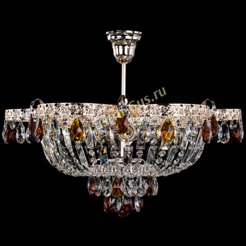 Люстра Камея Флора №5 с подвесом Чайная в Саратове Гусь Хрустальный