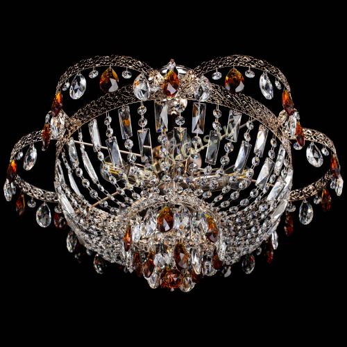 Люстра Камея Флора №5 с подвесом Чайная в Саратове Гусь Хрустальный