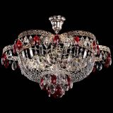 Люстра Камея Флора №5 с подвесом Красная в Саратове