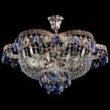 Люстра Камея Флора №5 с подвесом Синяя в Саратове