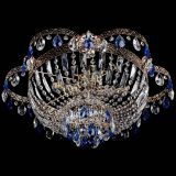 Люстра Камея Флора №5 с подвесом Синяя в Саратове