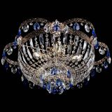 Люстра Камея Флора №5 с подвесом Синяя в Саратове