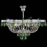 Люстра Камея Флора №5 с подвесом Зеленая в Саратове