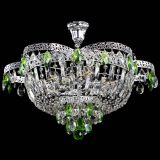 Люстра Камея Флора №5 с подвесом Зеленая в Саратове