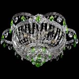 Люстра Камея Флора №5 с подвесом Зеленая в Саратове