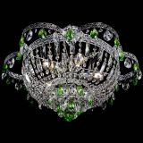 Люстра Камея Флора №5 с подвесом Зеленая в Саратове