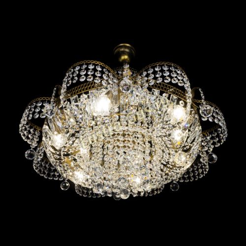 Люстра Камея Шар с подвесом под бронзу в Саратове Гусь Хрустальный