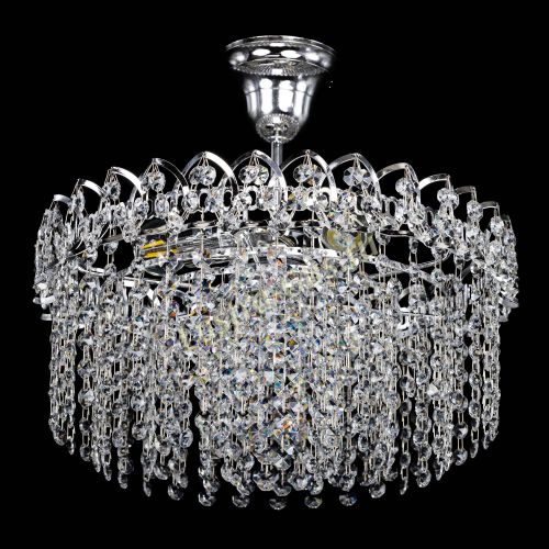 Люстра Капель-лепесток обтикон с подвесом в Саратове Гусь Хрустальный