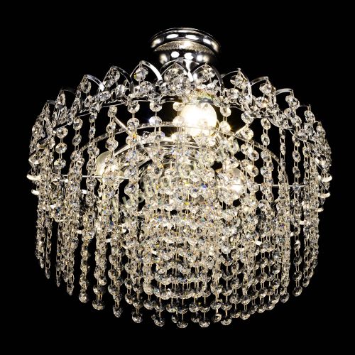 Люстра Капель-лепесток обтикон с подвесом в Саратове Гусь Хрустальный