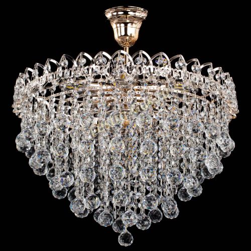 Люстра Капель Лепесток Шар  30мм с подвесом в Саратове Гусь Хрустальный