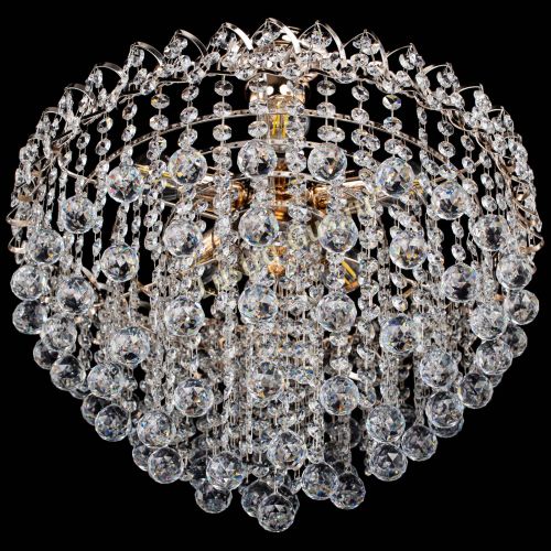 Люстра Капель Лепесток Шар  30мм с подвесом в Саратове Гусь Хрустальный