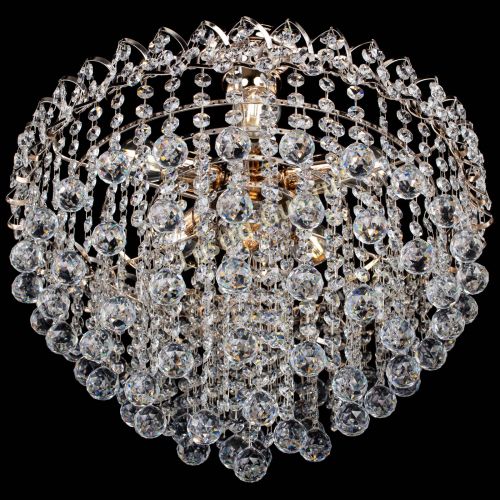 Люстра Капель Лепесток Шар  30мм с подвесом в Саратове Гусь Хрустальный