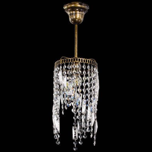 Люстра Капель мини №4 под бронзу в Саратове Гусь Хрустальный