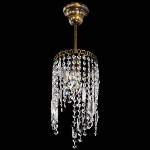 Люстра Капель мини №4 под бронзу в Саратове Гусь Хрустальный