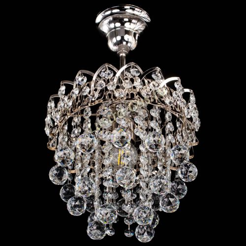 Люстра Капель оптикон шар №1 с подвесом в Саратове Гусь Хрустальный