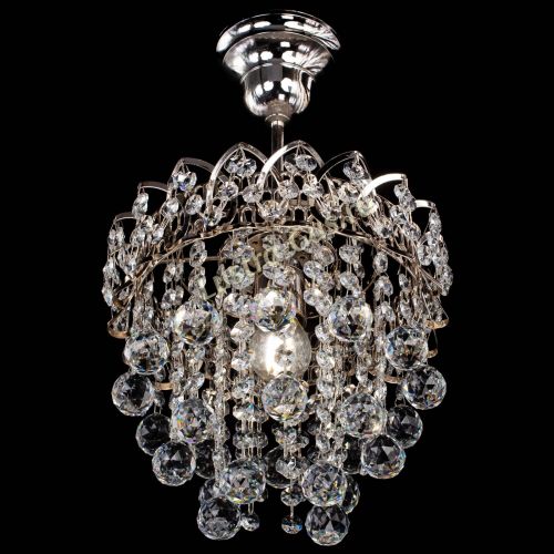 Люстра Капель оптикон шар №1 с подвесом в Саратове Гусь Хрустальный