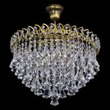 Люстра Капель Пирамида 40 с подвесом под бронзу в Саратове