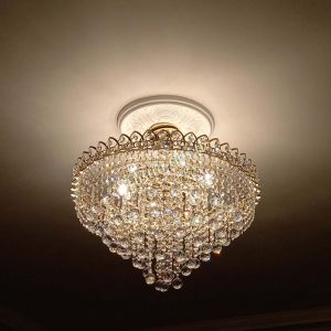 Люстра Капель Пирамида Шар 30 с подвесом в Саратове отзыв и фото покупателя