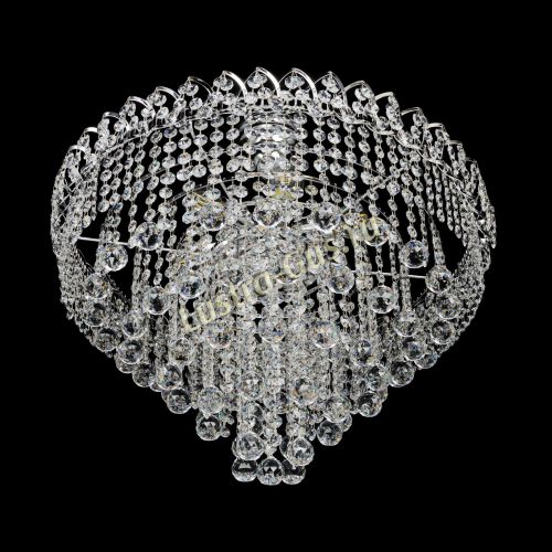 Люстра Капель Пирамида Шар 30 с подвесом в Саратове Гусь Хрустальный