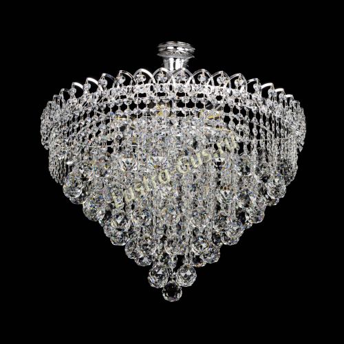 Люстра Капель Пирамида Шар 40 с подвесом в Саратове Гусь Хрустальный