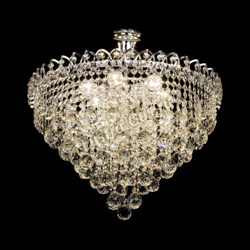 Люстра Капель Пирамида Шар 40 с подвесом в Саратове Гусь Хрустальный