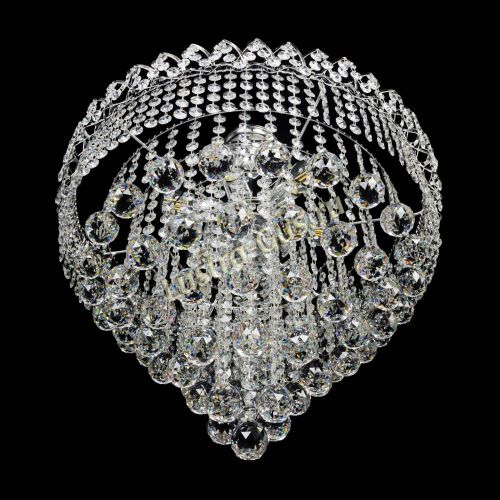 Люстра Капель Пирамида Шар 40 с подвесом в Саратове Гусь Хрустальный