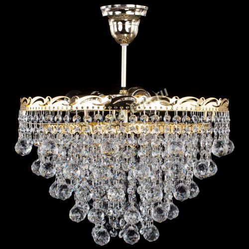 Люстра Капель Шар 30мм с подвесом в Саратове Гусь Хрустальный