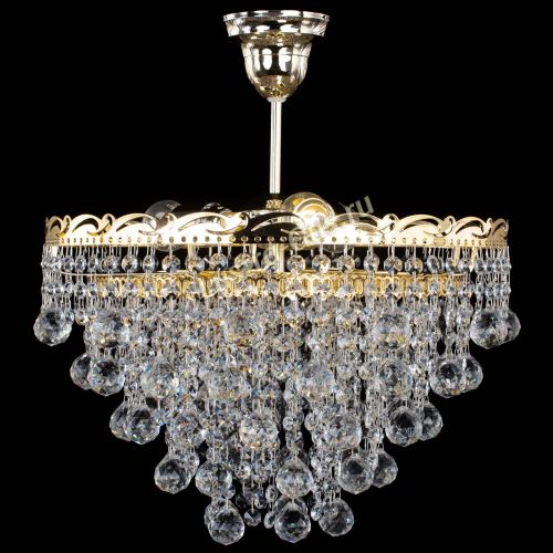 Люстра Капель Шар 30мм с подвесом в Саратове Гусь Хрустальный