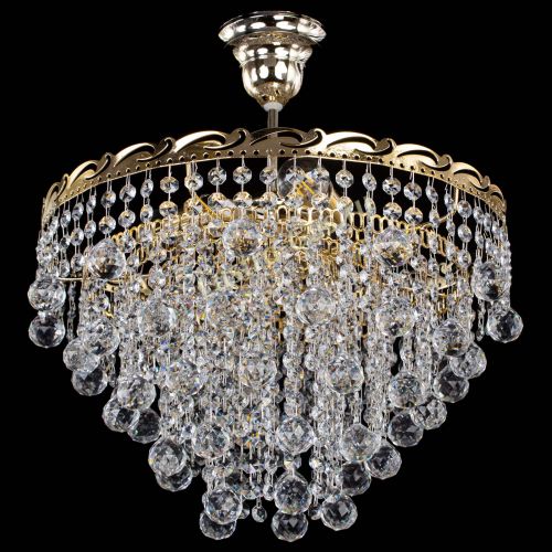 Люстра Капель Шар 30мм с подвесом в Саратове Гусь Хрустальный