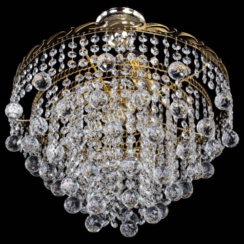 Люстра Капель Шар 30мм с подвесом в Саратове Гусь Хрустальный