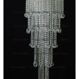 Люстра Капель 5 ламп шар 40 мм длинная в Саратове