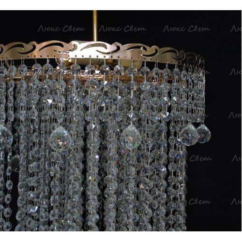 Люстра Капель Винтаж 3 лампы подвесная в Саратове Гусь Хрустальный