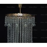 Люстра Капель Винтаж 3 лампы подвесная в Саратове