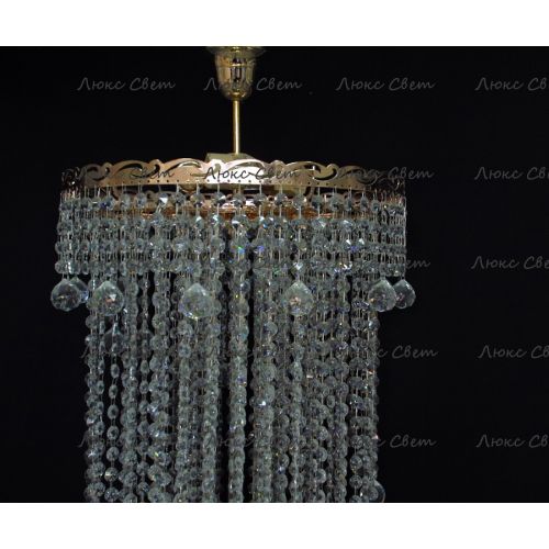 Люстра Капель Винтаж 3 лампы подвесная в Саратове Гусь Хрустальный