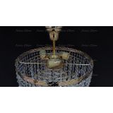 Люстра Капель Винтаж 3 лампы подвесная в Саратове