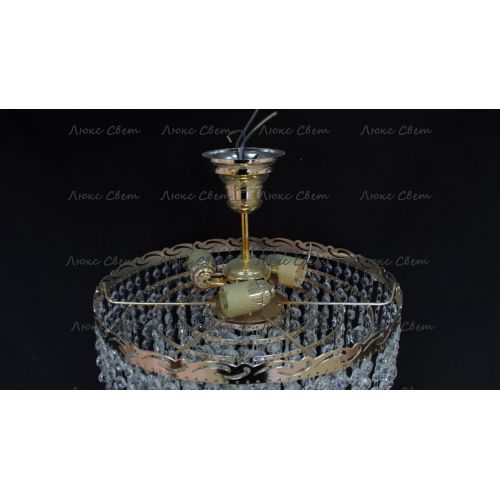 Люстра Капель Винтаж 3 лампы подвесная в Саратове Гусь Хрустальный