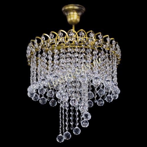 Люстра Капель Водоворот под бронзу шар 30 в Саратове Гусь Хрустальный