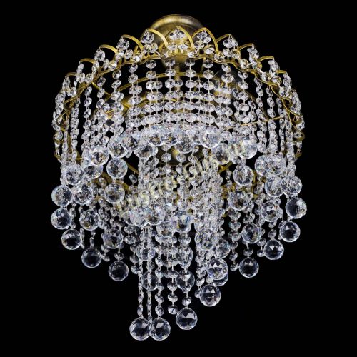 Люстра Капель Водоворот под бронзу шар 30 в Саратове Гусь Хрустальный