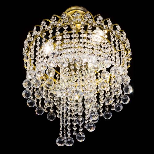 Люстра Капель Водоворот под бронзу шар 30 в Саратове Гусь Хрустальный