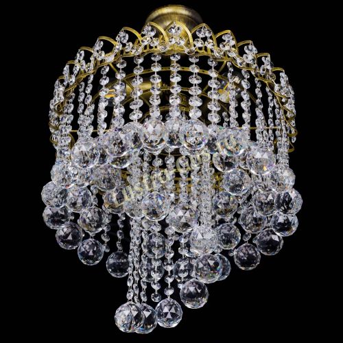 Люстра Капель Водоворот под бронзу шар 40 в Саратове Гусь Хрустальный