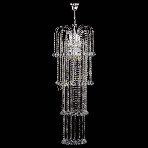 Люстра Каскад длинный в Саратове Гусь Хрустальный