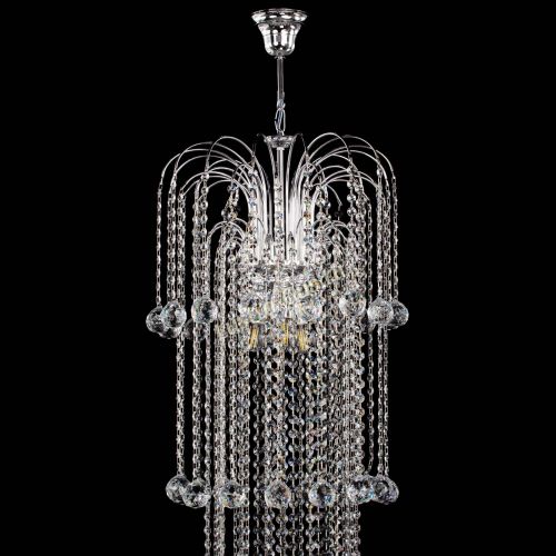 Люстра Каскад длинный в Саратове Гусь Хрустальный