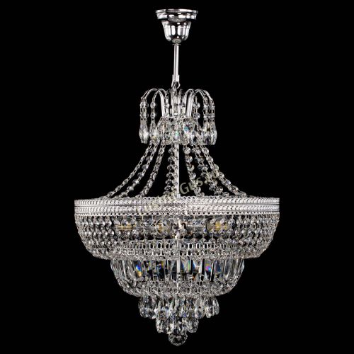 Люстра Каскад Флоренция №5 с подвесом в Саратове Гусь Хрустальный