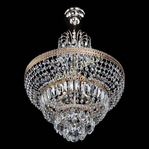 Люстра Каскад Флоренция №5 с подвесом в Саратове Гусь Хрустальный